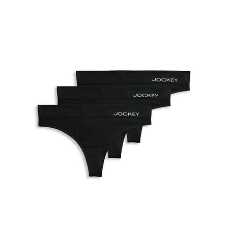 

Jockey® Essentials Women s Soft Touch Seamfree® Eco Thong Panties 3 Pack Sizes S-XXXL