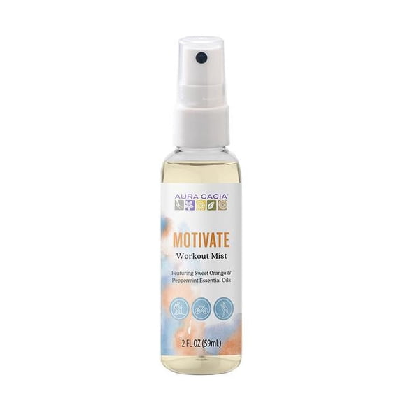 Aura Cacia Workout Mist, Motivate, 2 fl oz (59 ml)