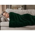 thumbnail image 7 of Utopia Bedding Forest Green Fleece Blanket Queen Size Lightweight Fuzzy Plush Anti-Static Microfiber Bed Blanket (90x90 Inch), 7 of 7