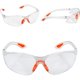 thumbnail image 5 of 24 Pack Clear Safety Glasses - Protective Eyewear with Plastic Lenses, Rubber Nose Bridge and Temple Tips for Comfort - Clear PPE Glasses, 5 of 5