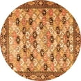 thumbnail image 1 of Ahgly Company Indoor Round Persian Orange Traditional Area Rugs, 6' Round, 1 of 1