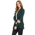 thumbnail image 2 of Women's Solid Casual Lightweight Long Sleeve Loose Fit Knit Sweater Cardigan, 2 of 4