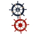 thumbnail image 3 of TEHAUX 2Pcs Decorative Rudder Assorted Color Outdoor Nautical Wall Decor for Themed Restaurant, 3 of 8