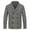 W01-Gray, variant on JUUYY Men's Cardigan Sweater Casual Double Breasted Shawl Collar Striped Cable Knit Jacket Coat Solid Color Outwear Black L