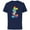 Navy, variant on Mickey Mouse Rainbow Tie Dye - Short Sleeve Cotton T-Shirt for Adults- Customized-Athletic Heather