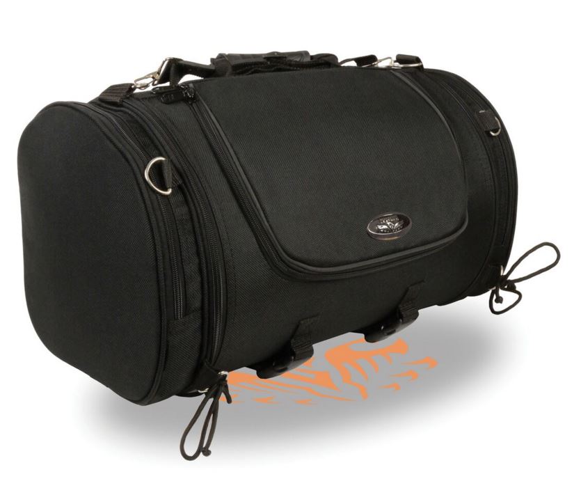 Milwaukee Performance SH683 Black Large Textile Duffel Style Sissy Bar