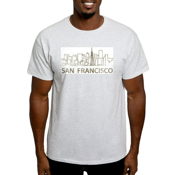 CafePress - Vintage San Francisco Light T Shirt - Men's Classic Graphic T-Shirt