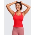 thumbnail image 2 of Musculosa CRZ YOGA sin costuras acanalada con espalda en Y roja XXS, 2 of 6