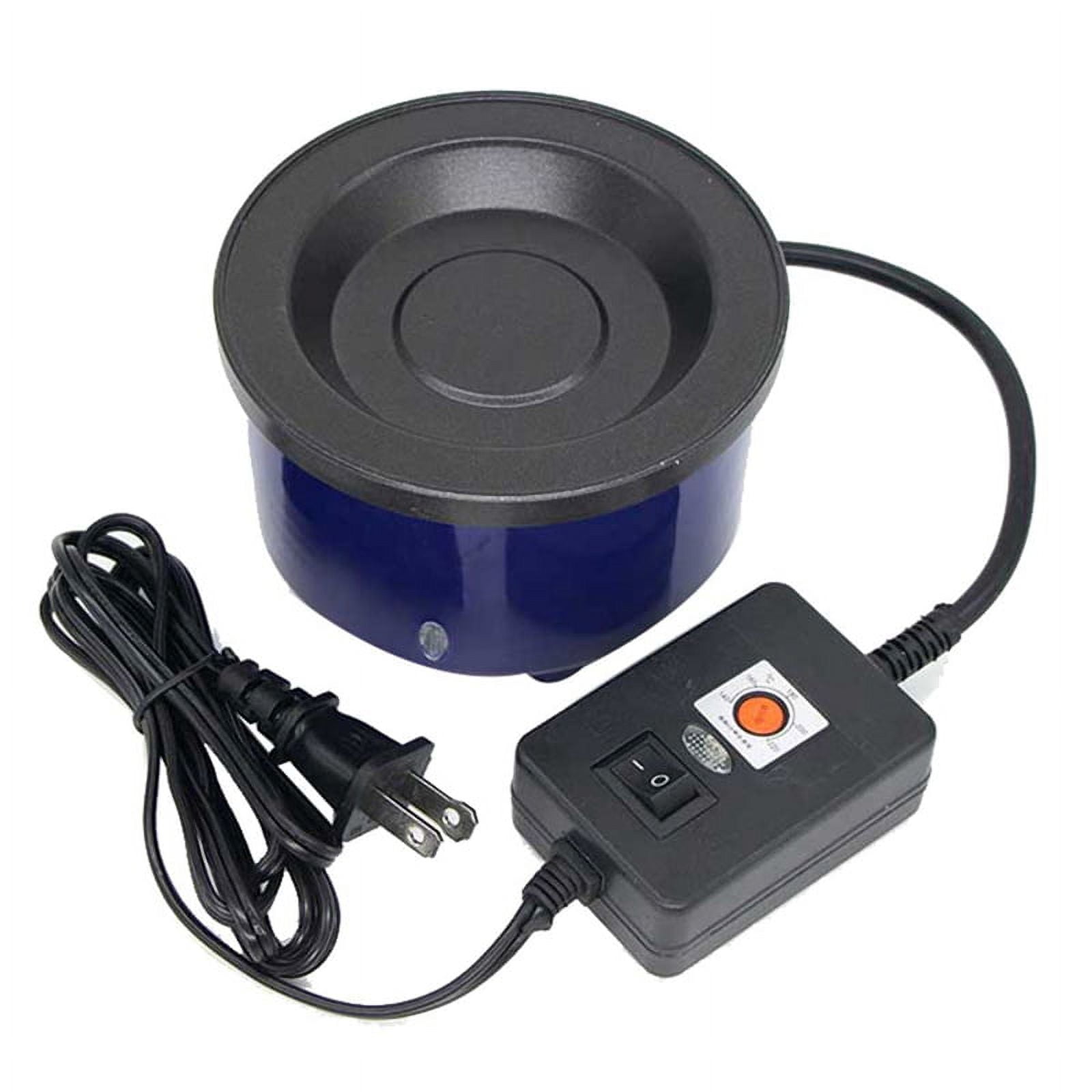 Glue Skillet for Crafting,Electric Hot Melt Adjustable Temperature Control Glue Pot for Glue Sticks Pellets US Plug