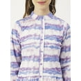thumbnail image 4 of Moomaya Printed Cotton Button Down Shirt Dress, Quarter Sleeve Short Summer Resort Dress, 4 of 8