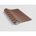 thumbnail image 2 of London Penny Premium Wrapping Paper - Candy Cane Tartan, 2 of 4