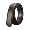 thumbnail image 5 of Automatic Belt Men without Clasp Trendy Simple Waistband Ratchet Belt Strap brown 140cm, 5 of 8