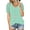 LightGreen, variant on MOSHU Womens Blouses Lace Short Sleeve T-shirts for Women V-Neck Casual Tops