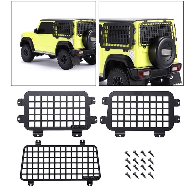 Accesorios de piezas de repuesto perfecl coche RC 1/16 Red de ventana