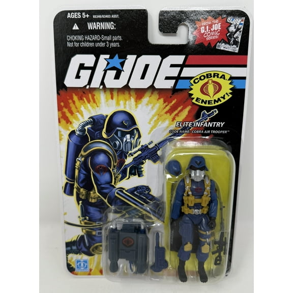 GI Joe Wave 4 Cobra Air Trooper Comic Series Action Figure