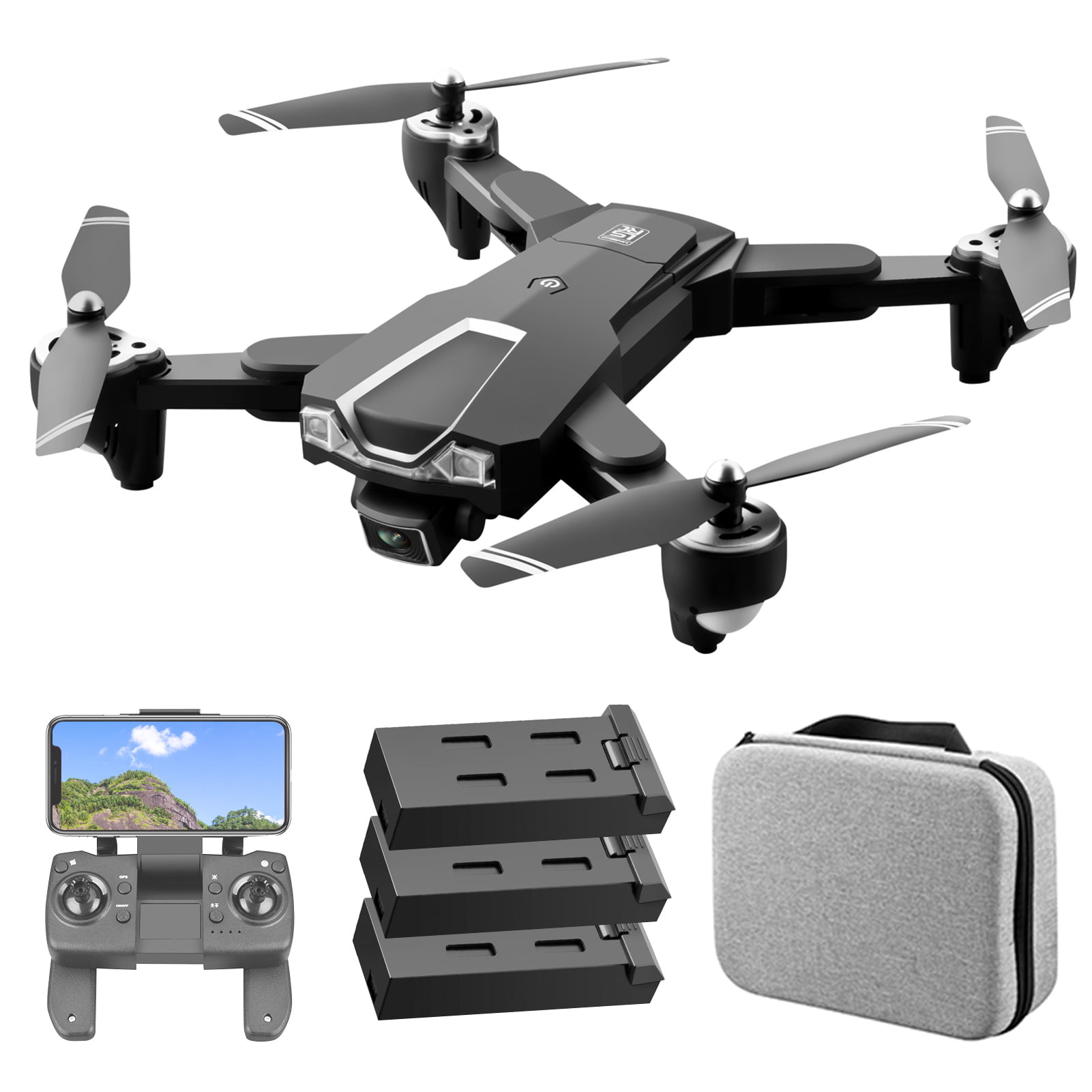 Bag Toy Gift Details about   LF606 2.4G RC Drone with 4K HD Camera WIFI FPV Foldable Quadcopter 