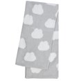 thumbnail image 2 of Modern Moments by Gerber Infant Baby Boy or Girl Unisex Soft Cozy Viscose Blanket, Gray Clouds, 2 of 6