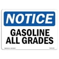 thumbnail image 1 of SignMission OS-NS-A-1218-L-13060 12 x 18 in. OSHA Notice Sign - Gasoline All Grades, 1 of 1