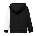 thumbnail image 3 of QHFBli Lounge Men's Hoodie Mens Fashion 3D Casual Print Hooded Pullover Long Sleeve Drawstring Sweater Tops Comfortable Streetwear Black XL, 3 of 3