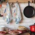 thumbnail image 6 of Navy Blue Coastal Kitchen Towels Set of 1, Shell Starfish Coral Vintage Summer Beach Absorbent Dish Towels for Kitchen, Microfiber Hand Towel, Quick Drying Tea Towel for Cleaning Dishcloths, 6 of 7