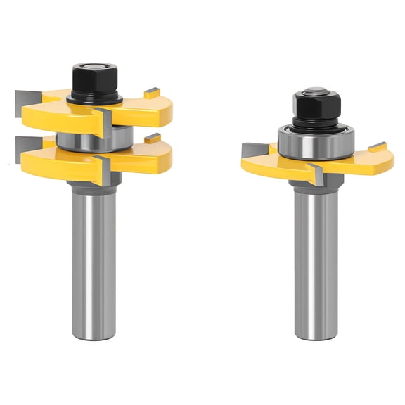 2-Piece Router Bit Set High-Quality Carpenter Tool Kit