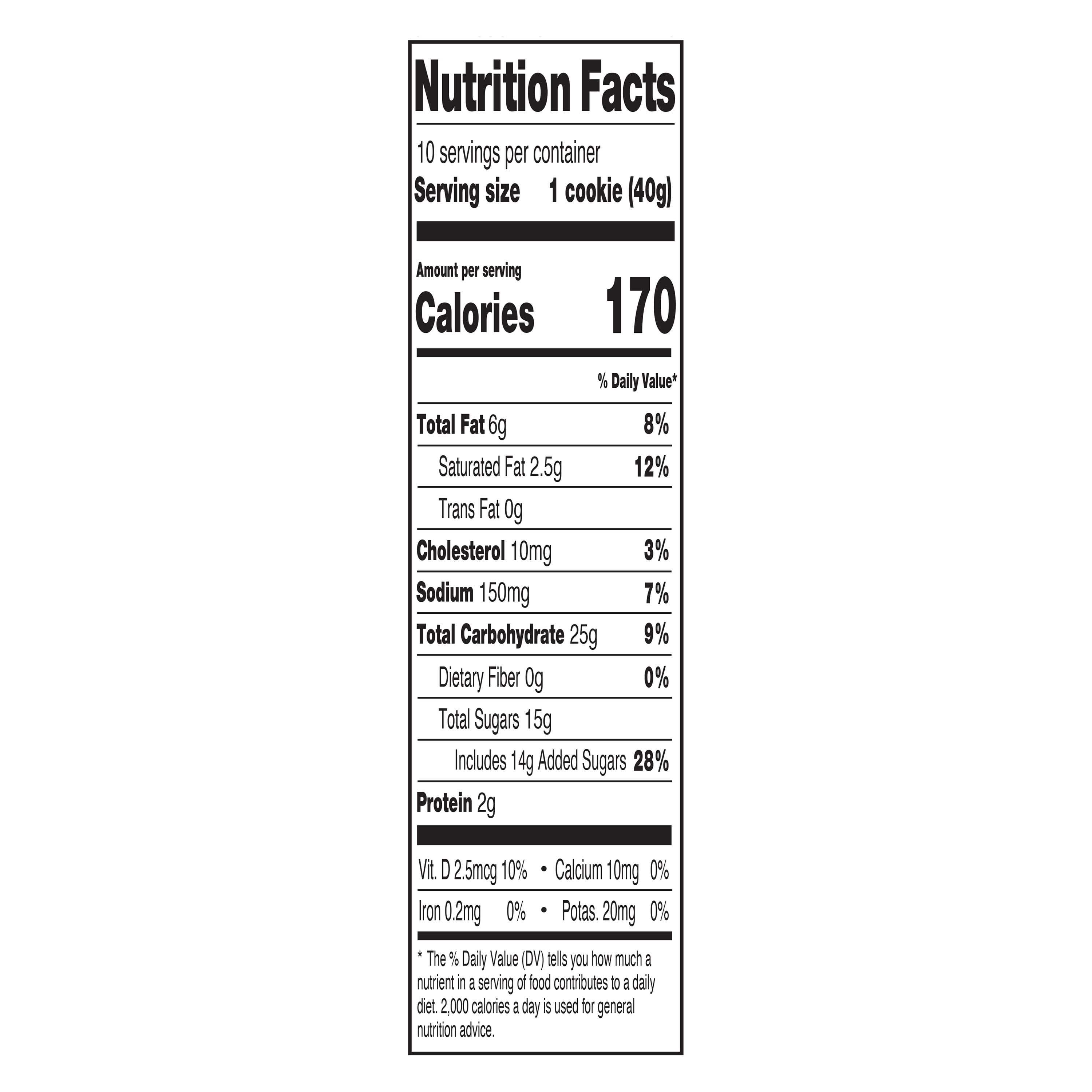 Freshness Guaranteed Bakery Cookies Made with M&M's Candies, 14 oz, 10 Count