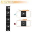 thumbnail image 4 of Interruptor de ventana eléctrica del lado del conductor delantero único para BMW 325i 330i 2001-2005 No.61316902183 para BMW 325Ci M3, 4 of 7
