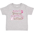 thumbnail image 3 of Inktastic Future Softball Player Girls Girls Baby T-Shirt, 3 of 5
