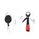 thumbnail image 2 of Advancent Herramienta de nudo rápido de pesca Pro Fast Tie Nail Knotter cortador de línea Nipper con Retractor Tackle Accesorios Pescar Llavero negro rojo, 2 of 6