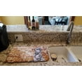 thumbnail image 2 of Creepy, Haunted and Frightful with skulls Halloween Dish Drying Mat, 2 of 2