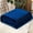 Navy, variant on 27.56x39.37 Inch Coral Fleece Blanket - Single/Twin Size Ultra Soft Throw for Bed, Warm Winter Blanket for Shoulder & Knee Comfort