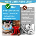 thumbnail image 6 of Cat Cone Collar Soft, Adjustable Donut Cat Recovery Collar for Wound Healing, Prevent Licking Wounds, 6 of 7