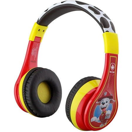 eKids - Paw Patrol Marshall Bluetooth Headphones - red