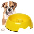 thumbnail image 2 of Comedero lento para perros, cuenco anti-tragos, m, amarillo, 2 of 5