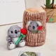 thumbnail image 4 of Kawaii Rose Koalas con árbol, juguete de peluche, animales de peluche, lindo Koala, regalo de cumpleaños, decoración del hogar, 1 unidad588, 4 of 5