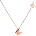 thumbnail image 1 of Pendant Three-Dimensional Double Butterfly Necklace, 1 of 1