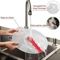 thumbnail image 4 of Silicone Splash Guard Bowl Cover Anti-Splatter Shield for Mixing Whisking Baking, 4 of 7