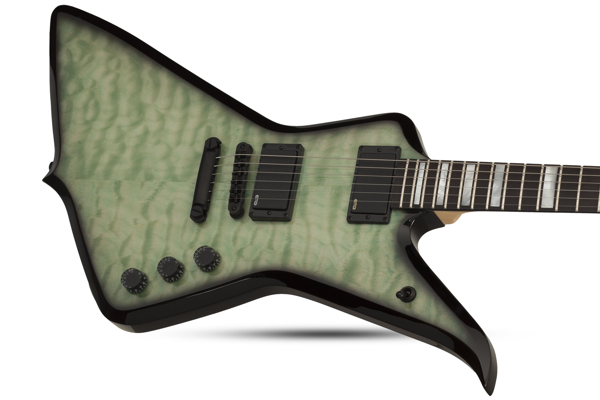Wylde Audio Blood Eagle 6-String Solidbody Electric Guitar Nordic Ice, 4521