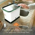 thumbnail image 5 of Full Circle Fresh Air Odor-Free Kitchen Compost Bin, Green Slate, 5 of 5