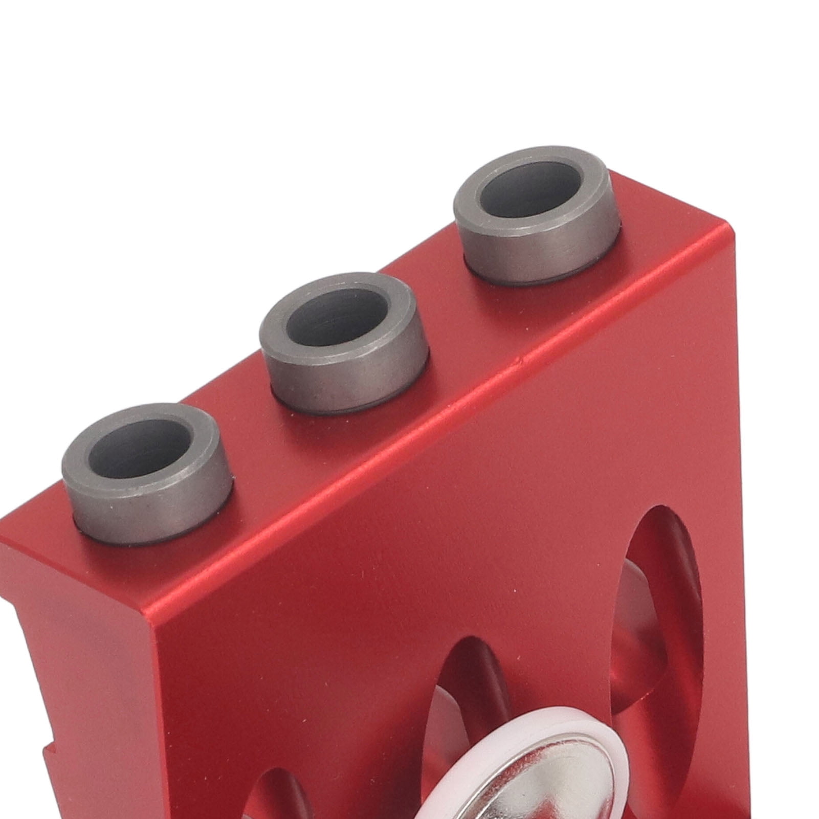 YAHHU Pocket Hole Jig Set Aluminum Alloy Pocket Dowel Hole Jig System For Woodworking DIY Projects Carpenters Drill Guide Angle Tool Portable Wood Joinery Equipment 9.06 inches / 23 cm