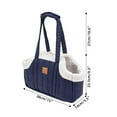 thumbnail image 3 of Pet Bag Carriers Handbag Pet Bag Go-out Bag Travel for Puppies Outdoor Travel Portable Soft Shoulder Bag, 3 of 9