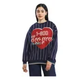 thumbnail image 1 of Sudadera Oversize Estampada C&a De Mujer, 1 of 7