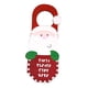 thumbnail image 3 of Adornos navideños para puerta, adornos navideños para puerta, adornos de madera para fiestas navideñas. Papá Noel, 3 of 9