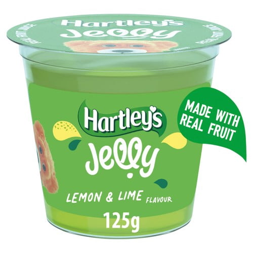 Hartley's Lemon & Lime Jelly Pot 125g, British Import (Pack of 2)