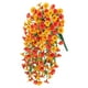 thumbnail image 5 of Flores artificiales colgantes de seda para decoración del hogar, flores falsas de seda colgantes Amarillo naranja, 5 of 9