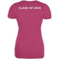 thumbnail image 2 of Graduation 2015 - Four Years of Hard Work Berry Pink Juniors Soft T-Shirt - X-Large, 2 of 2