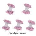 thumbnail image 2 of Inteprter 5X flor seca planta falsa decoración de boda accesorios para el hogar DIY elegante hermoso jardín flores artificiales Artesanía rosa claro rojo Inteprter HA084450-05, 2 of 6
