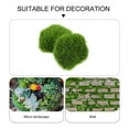 thumbnail image 2 of HONMEET 4pcs Green Foam Artificial Moss Stones for Home Decoration, Craft Accessories, Realistic Design, 2.4x2.4x1.2in, 2 of 8