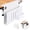 Tier-W, variant on Desk Side Storage Under Laptop Mount Table Hanging File Organizer No Drill Clamp On Cable Management Tray Holder With Magnetic Pen For Office And Home