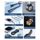 thumbnail image 2 of ESSAGER Cable de carga de datos para iPhone iPad Cable de cable de teléfono móvil (Negro 1M) Ehuebsd Para estrenar, 2 of 9